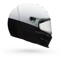 Vollständiger Helm Bell Eliminator Carbon Diverge Matte/Gloss White/Black