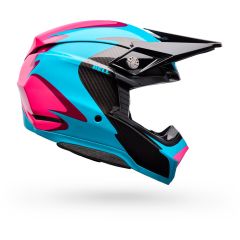 Off-Road Helmet Bell Moto-10 Spherical Fluid Green/Pink