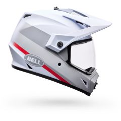 Vollständiger Helm Bell MX-9 ADV Mips Trail White/Red