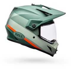 Full Helmet Bell MX-9 ADV Mips Trail Green/Orange
