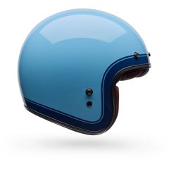 Jet Helmet Bell Custom 500 Crate Ice Blue