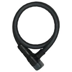Steel Cable Abus Microflex 6615K/85/15 black without bracket