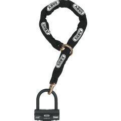 Chain with closure Abus GRANIT™ Power XPlus™ 58/­140HBIII100 12KS 120 black loop