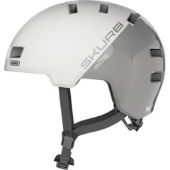 Cycling Helmet Urban Abus Skurb ACE Silver White