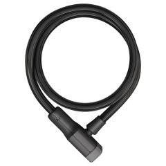 Steel Cable Abus Racer 6412K/85 black + bracket SCMU