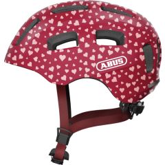 Cycling Helmet Kids Abus Youn-I 2.0 Cherry Heart