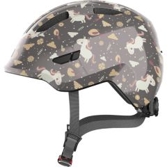 Cycling Helmet Kids Abus Smiley 3.0 Grey Horse
