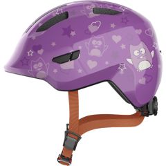 Cycling Helmet Kids Abus Smiley 3.0 Purple Star