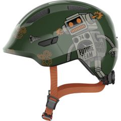 Cycling Helmet Kids Abus Smiley 3.0 Green Robo