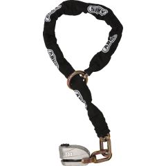 Chain with closure Abus GRANIT™ Detecto XPlus™ 8008 + 12KS120 Black Loop