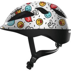 Cycling Helmet Kids Abus Smooty 2.0 White Smiley