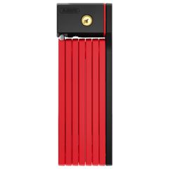 Antivol de vélo pliable Abus uGrip BORDO™ 5700K/100 rouge + support SH