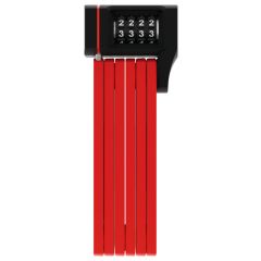 Antivol de vélo pliable Abus uGrip BORDO™ 5700C/80 rouge + support SH