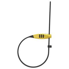 Combination Cable Abus Combiflex™ TravelGuard yellow