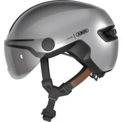 Cycling Helmet Urban Abus Hud-Y ACE Gleam Silver