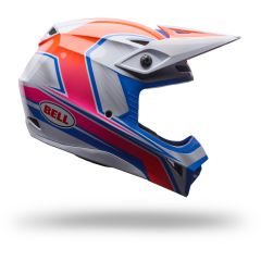 Off-Road Helmet Bell MX-10 Mips Speedway White/Blue