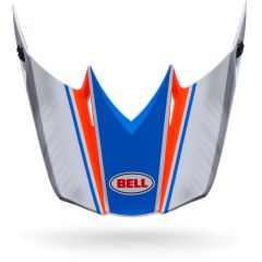 Visor Bell MX-10 Mips Speedway (S-XXL) White/Blue