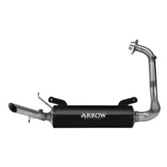 51021AON - Voller Auspuff Arrow Racing Dark Aluminium Aprilia RS 125 (25-26)