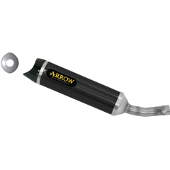 51503AKN - Exhaust Muffler Arrow Thunder Dark Yamaha YZF-R 125 (08-13) 