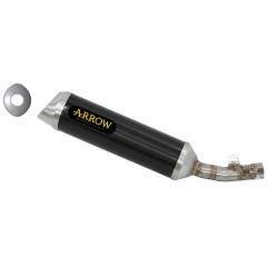 51503AON - Exhaust Muffler Arrow Thunder Dark Yamaha YZF-R 125 (08-13) 
