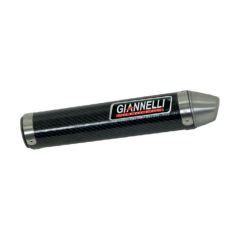 54603HF - Auspufftopf Giannelli ENDURO 2T Kohlenstoff Aprilia MX 125 (04-08)