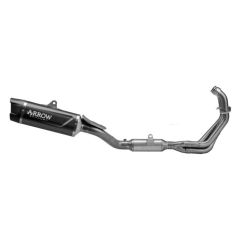 71089AKN - Full Exhaust Arrow Indy Race EVO Dark Yamaha TRACER 9 (25-)