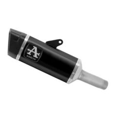 71509PTN - Silencieux Échappement Arrow Pista Titane Dark Kawasaki ZX-6R 636
