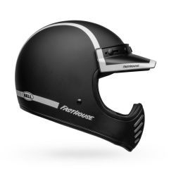 Full Helmet Bell Moto-3 Fasthouse Old Road Matte/Gloss Black/White