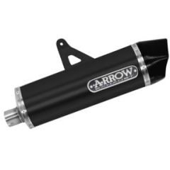 72625AKN - Exhaust Muffler Arrow Maxi Race-Tech Aluminum Dark Honda Africa Twin