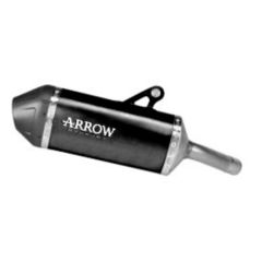 72678AKN - Auspufftopf Arrow Explorer Dark Aluminium Kawasaki KLE 500 (26-)