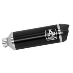 73519AKN - Auspufftopf Arrow Urban Dark Peugeot METROPOLIS 400 (17-21)