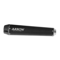 74516RBNT - Silenciador Escape Arrow Rebel Inox Dark Kawasaki Vulcan S 650 (25-)