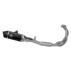 77501VAN - Scarico Arrow Veloce Alluminio Dark Kawasaki NINJA 650 (35Kw) (24-25)
