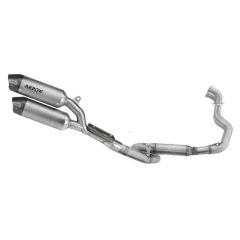 77510PR - Full Exhaust Arrow Round Sil Titanium Suzuki GSX-8T / GSX-8TT (25-26)