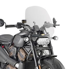 8401A - Pare-brise Givi Transparent 44x45 cm Harley-Davidson Sportster 1250