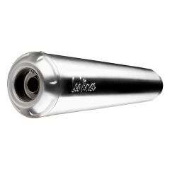 9758U - Exhaust muffler LeoVince CLASSIC RACER Stainless steel Ø 50 RIGHT
