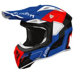 Off-Road Helmet Airoh AVIATOR ACE 2 SHIELD Blue/Red Gloss