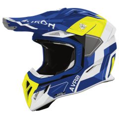 Off-Road Helmet Airoh AVIATOR ACE 2 SHIELD Blue/Yellow