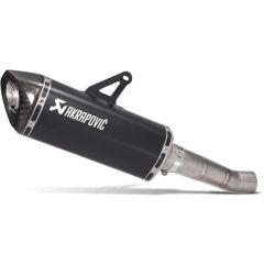 S-D12SO8-RTBL - Exhaust Muffler Akrapovic Black Ducati Monster1200 (17-18)