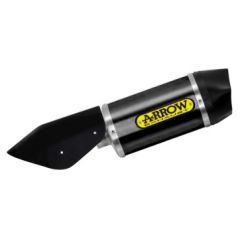 71832AKN - Exhaust Muffler Arrow Indi Race Aluminum Dark Ducati Multistrada