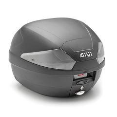 B29NT2 - Bauletto Givi MONOLOCK® 29lt Geprägtes Schwarz mit getönten Reflektoren