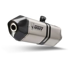 B.044.LRX - Silencieux d'échappement Mivv SPEED EDGE Inox BMW F 800 GS (24-25)