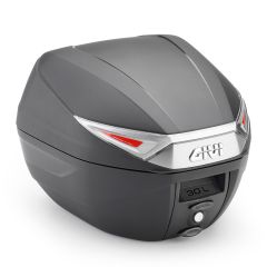 C30NT - Bauletto Givi MONOLOCK® 30lt Geprägtes Schwarz mit getönten Reflektoren