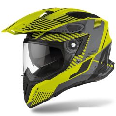 AIROH On-Off Commander Boost Full Face Helmet Yellow Matt