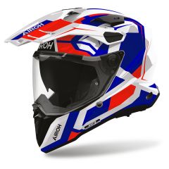 Full-Face Helmet Airoh COMMANDER 2 POLAR Blue/Red Gloss