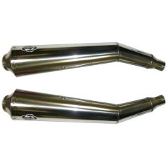 D033IR - Auspufftopf Termignoni Racing Verchromt Ducati SportClassic GT 1000