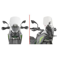 D4139ST - Windschild Givi Transparent 46x39cm KAWASAKI KLE 500 / KLE 500 SE (26)