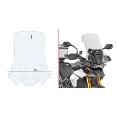 D6418ST - Screen Givi Transparent 59x48 cm Triumph Tiger 900 (20-22)
