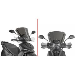 D9265S - Windschild Givi Geräuchert 24.5x48cm VOGE SR16 125-200 (25-26)