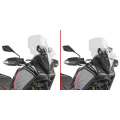 D9352ST - Windschild Givi Transparent 54.5x46cm MOTO MORINI X-Cape 700 (25-26)